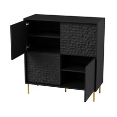 Sideboard Chest KM-2 - Black & Gold
