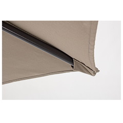 Taupe Outdoor Parasol 3M