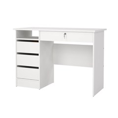 Function Plus Office Desk  White