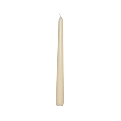 Ivory - Taper Candle 10 inches