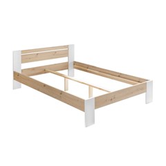Futon Bed with Slats 140x200 - Artisan Oak & White