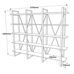 Bookshelf - Atlantice Pine