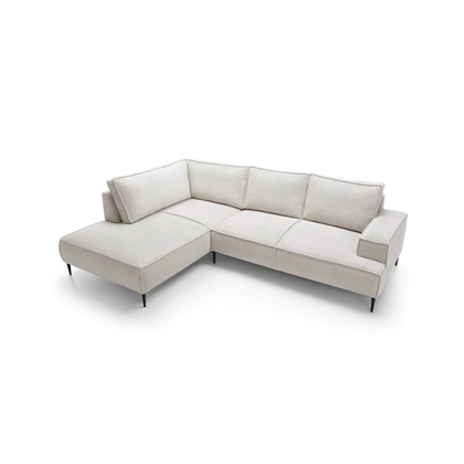 Corner Sofa Bed with Chaise Right 275cm – Light Beige
