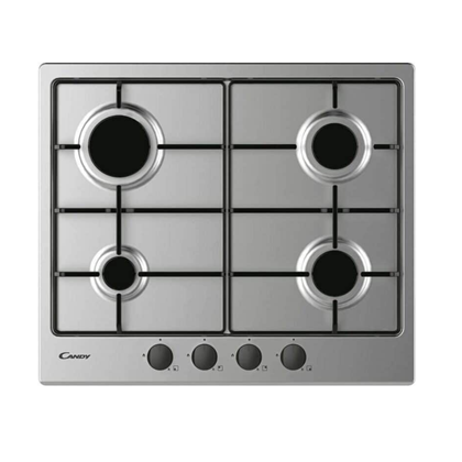 Set of Stainless Gas Hob + Electric Oven 65L + Built-In Fridge-Freezer