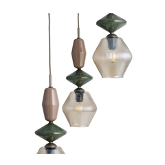 Zen Pendant Lamp – Brown & Cognac
