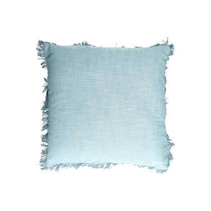 Square Cushion 45 X 45 Cm Light Blue Cotton Sugar Paper