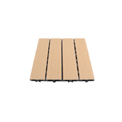 Outdoor WPC Tiles 30x30x2.1 cm – Maple Wood
