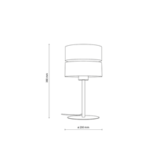 Dorma Wood Jute Bedside Lamp – Light Wood & Jute