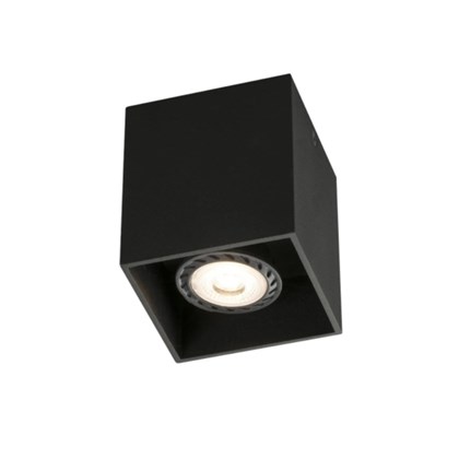 TECTO BLACK CEILING LAMP 1 X GU10 50W