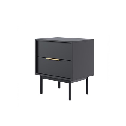 Viva Bedside Table Black