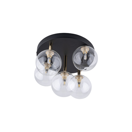 Black and Gold Ceiling Lamp 5L