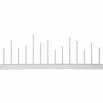 Candlestick 14 Lights White