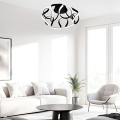 Led Ceiling Fixture 230V 3K 4K 6K - Black