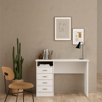 Function Plus Desk  with 4 Drawers