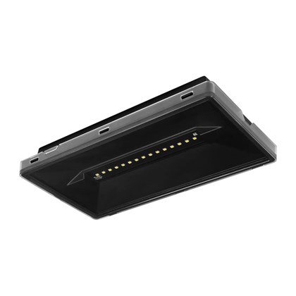 Vella LED SO 150 SA 3H AT IP65 Emergency Light - Black