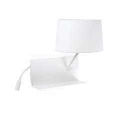 Handy White Wall Lamp. Right Led Reader