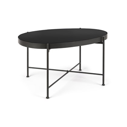 Rashida Black Coffee Table 70x46cm