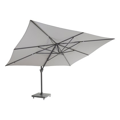 Side Pole Umbrella Hacienda 3x4m Mid Grey