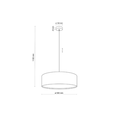 Jute Pendant Light 3L x E27