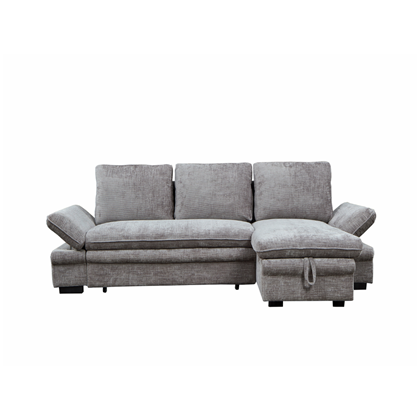 Reversible Corner Sofa Bed - Grey