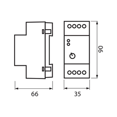 Light Control Sensor 20A Ip65