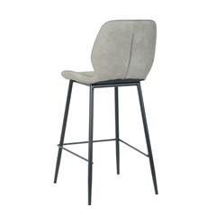 Bar Chair Pu Grey