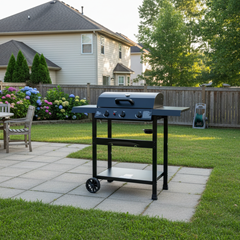 3 Burner Black Gas Grill
