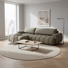 Corn Sofa Bed Chl Left – Olive Drab
