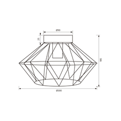 Frodo Ceiling Light – White