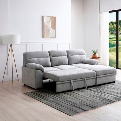 Light Grey Corner Sofa