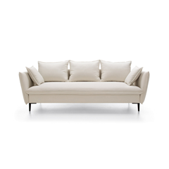 3-Seater Sofa Bed 237cm – White
