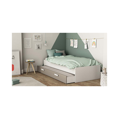 Bed 90x200 – Matt White & Clay
