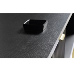 Sideboard 3 Doors 3 Drawers – Black