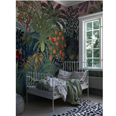 Mural Wallpaper Jungle Wall Animals
