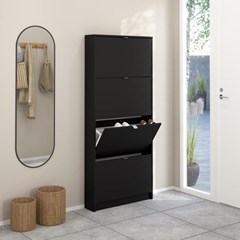 Shoes Cabinet with 4 Tilting Doors