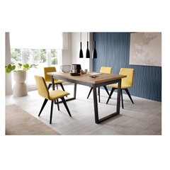Extendable Table 160-240x78 – Oak & Black