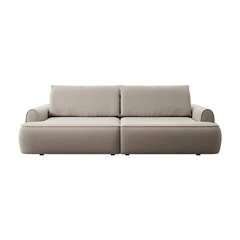 3-Seater Sofa Bed – Light Grey