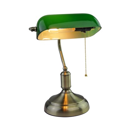Table Lamp - Bankers - Green - E27