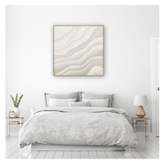 Dune Acryl Painting 80X80x4.5Cm