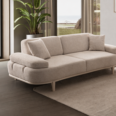 3 Seater Sofa – Sand Beige