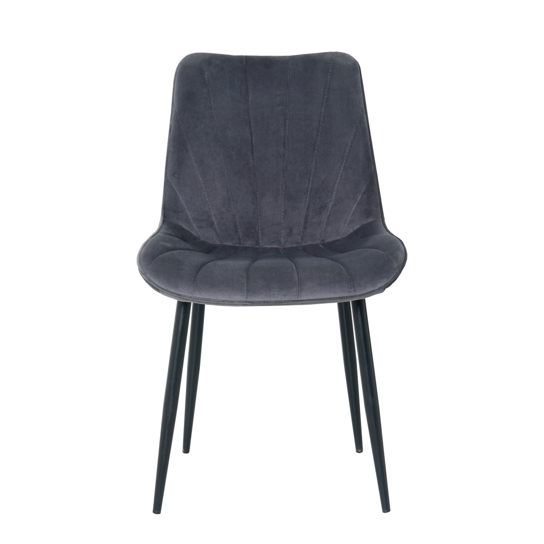 Dining Chair Velvet - Dark Grey