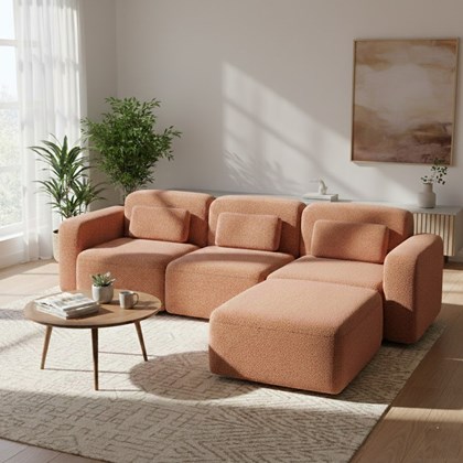 Sofa Corner RH52 - Brown