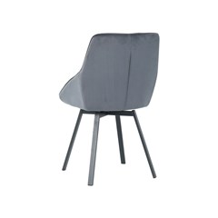 Dining Chair Velvet - Dark Grey