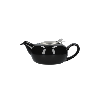 London Pottery Pebble Filter 2 Cup Teapot Black