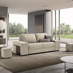 Sofa Bed with Ottomans