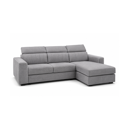 Sofa 3-Seater L-Shape with Pull-Out Bed & Chaise – Left & Right Storage