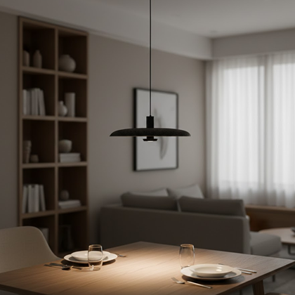 Pendant LED Light 13K Acoustic – Light Grey & Black