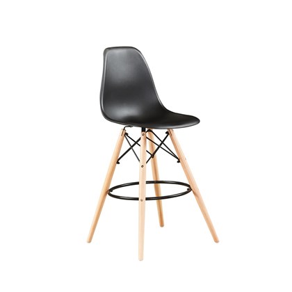 Bar Chair PP Wood - Black