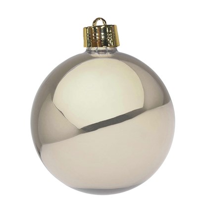 Bauble Unbreakable Champagne Shiny - d25cm