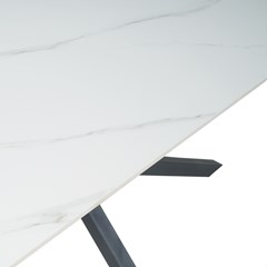 Dining Table White Ceramic